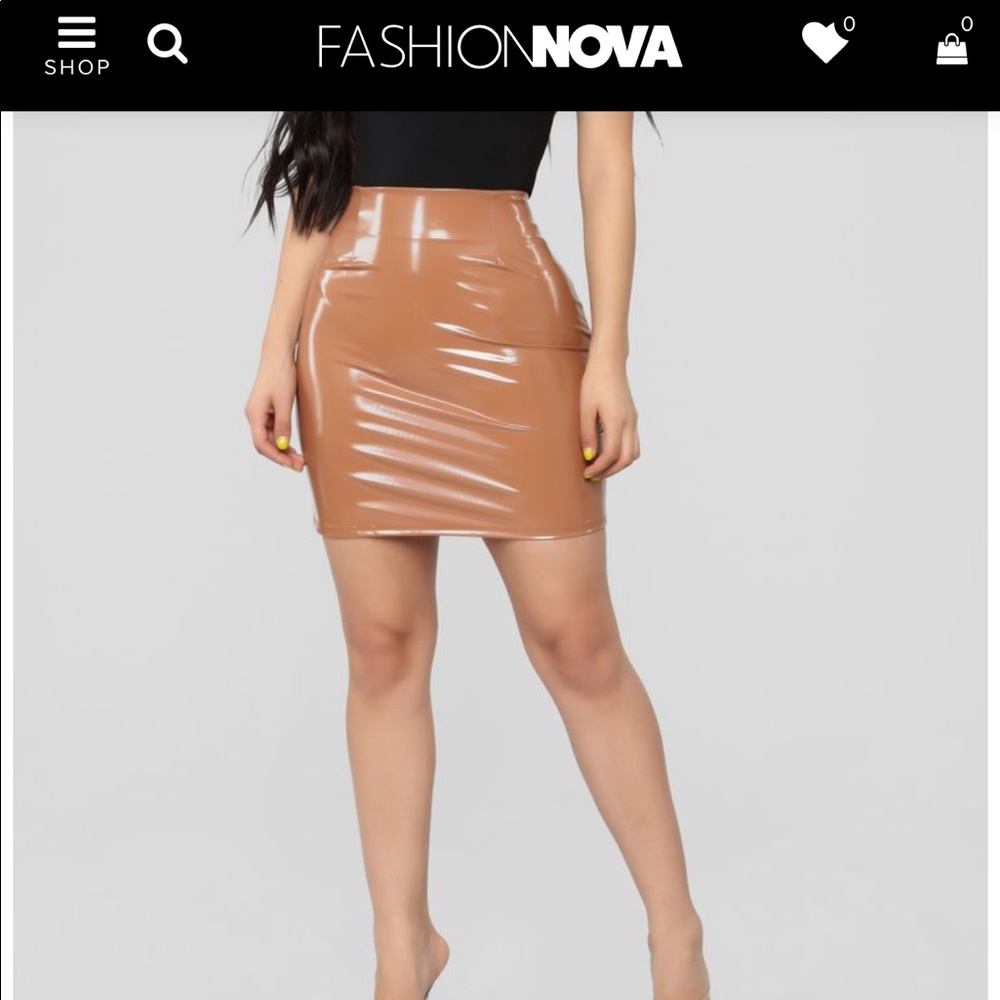 NWT fashion nova “boot camp skirt”
